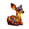 thumbnail image 2 of Resin Animal Night Light, LED Art Sculpture with Soft Glow, Handcrafted Desktop Decoration for Bedroom Living Room, Multi-Mode Lighting, USB or Battery Powered, Ideal Gift for Kids and Art Lovers, 2 of 6