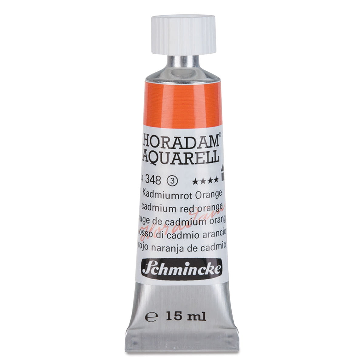 Schmincke Horadam Aquarell Artist Watercolor - Cadmium Red Orange, 15 ml tube