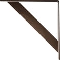 thumbnail image 4 of Ekena Millwork 2"W x 18"D x 18"H Traditional Steel Bracket, Hammered Dark Bronze, 4 of 13