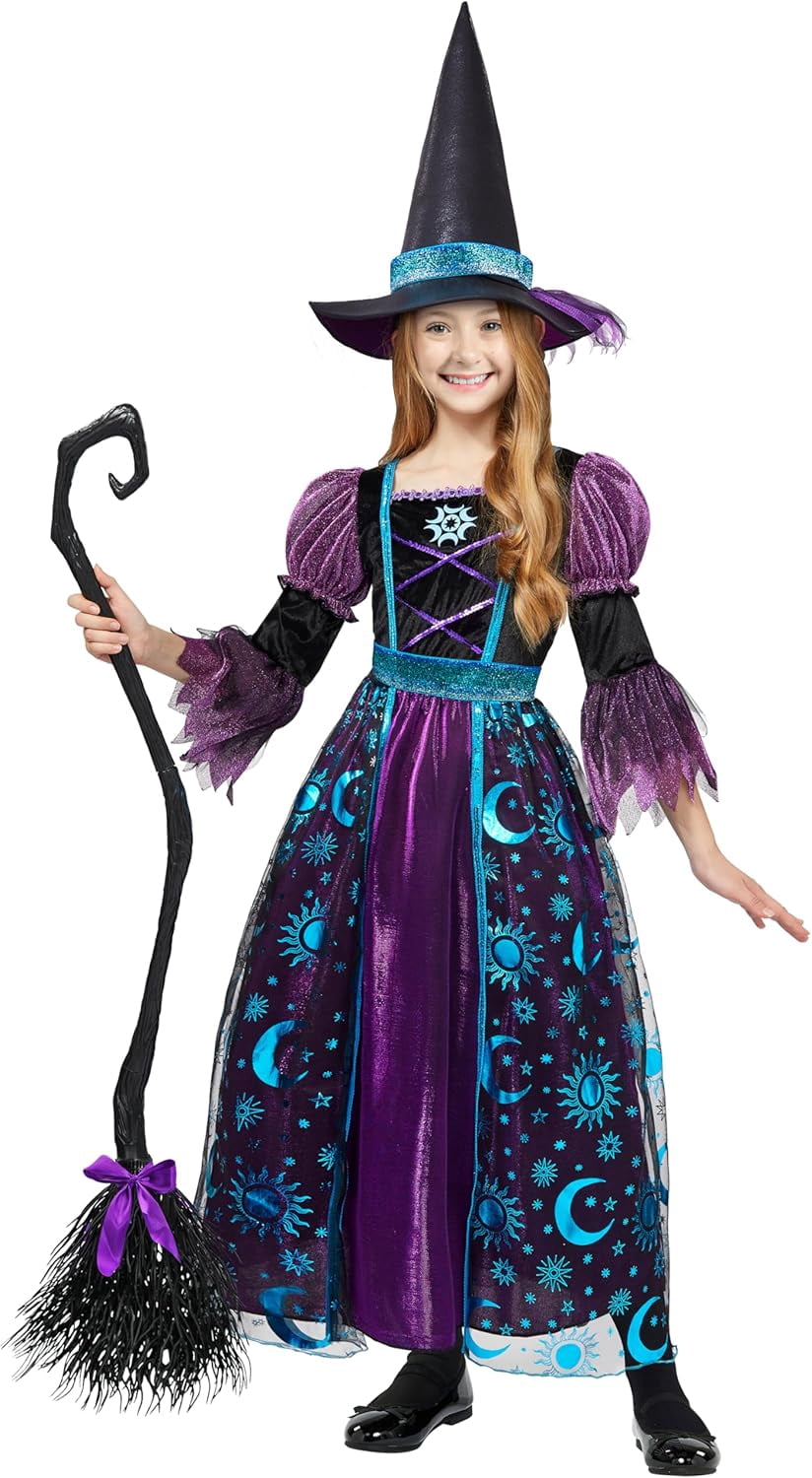 Witch Cosplay Accessory Set - Hat, Glasses & Ring For Halloween Costumes & Roleplay