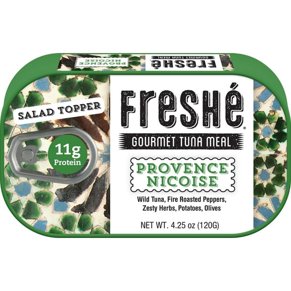 Freshé Gourmet Canned Tuna (Provence Nicoise, 10 Pack of 4.25 oz. Tins) Contains Fish