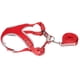 thumbnail image 4 of Arnés de chaleco ajustable para perros con correa Correa de chaleco reflectante para caminar a prueba de escapes para mascotas (Rojo XS), 4 of 5