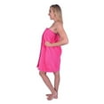 thumbnail image 5 of Womens Wrap, Terry Cotton Cover Up, HOT PINK, Small Medium, 5 of 6