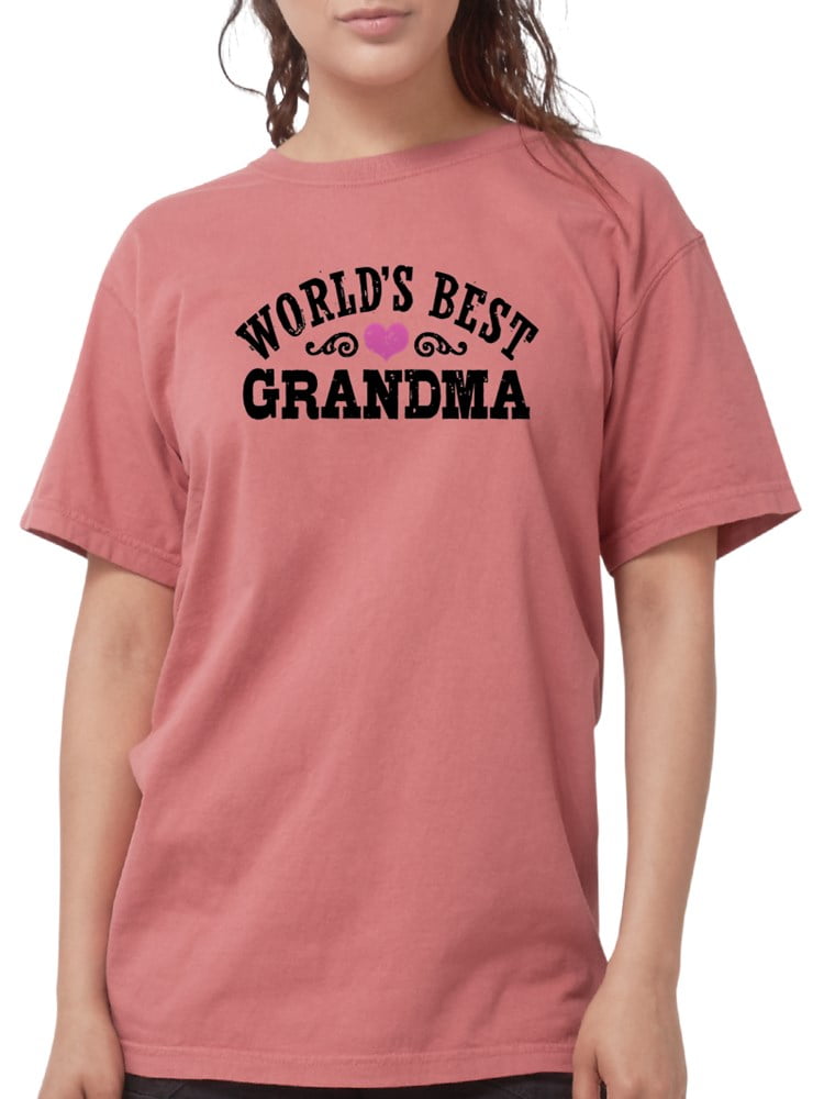 CafePress World's Best Grandma T Shirt Womens Comfort Colors® Shirt