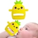 thumbnail image 1 of Fruit Baby Teether,Baby Teething Toys Silicone Teether Toy For Infants 3+ Months, Never Drop Baby Mitten Teether For Soothing Teething Pain Relief, Baby Chew Toys For Sucking Needs, BPA Free, 1 of 4
