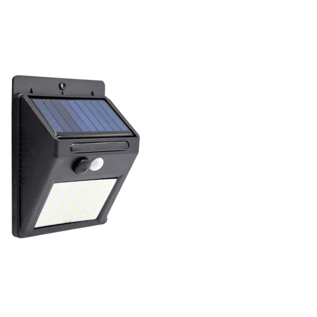 Lampara Solar 20 Led Movimiento Seguridad Malubero Noche Exterior