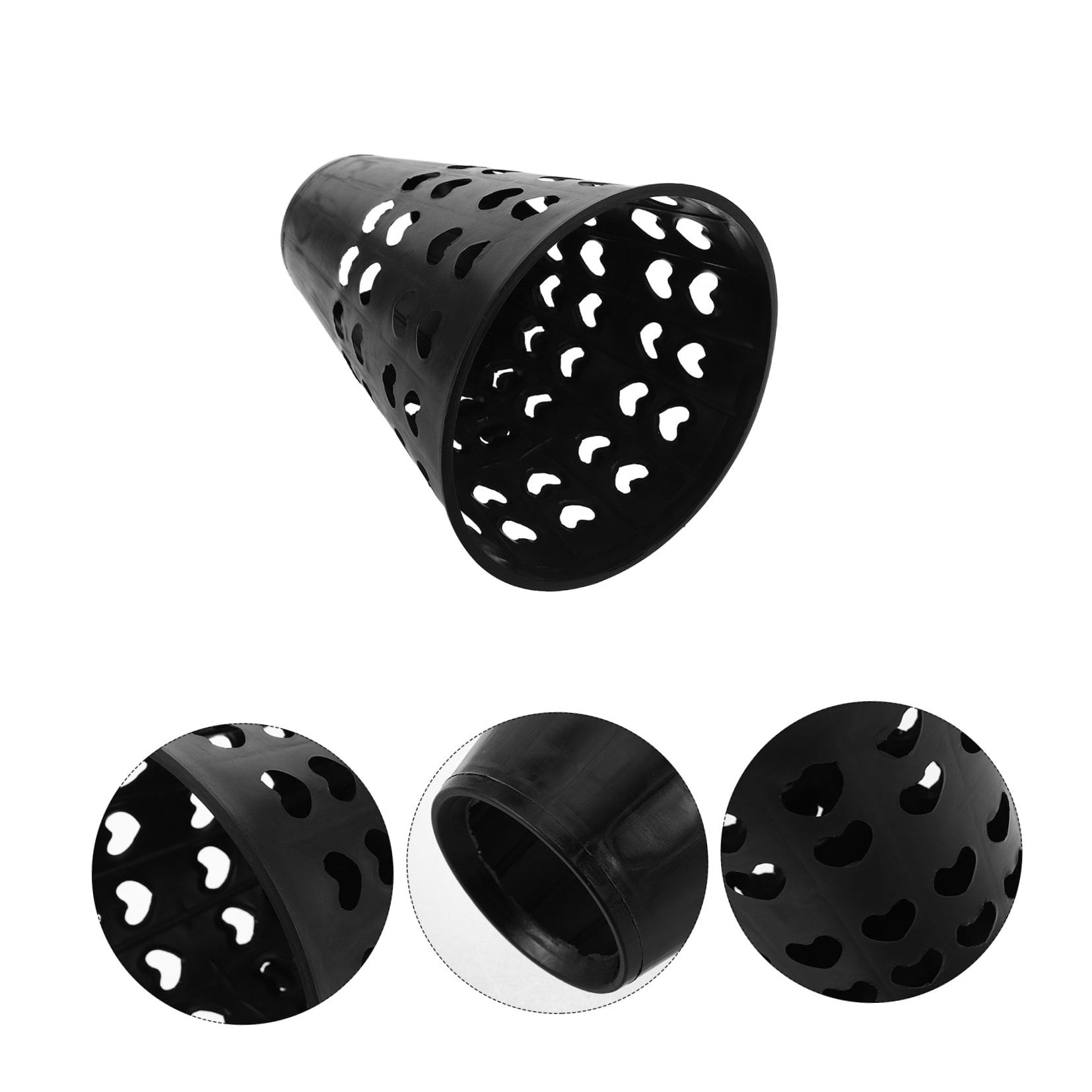 RENACLIPY Black Plastic Bouquet Holders for Floral Arrangements, Table Display and Packaging Accessories