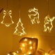 thumbnail image 5 of Cadena de luces LED navideñas de 5 piezas, lámpara con ventosa para ventana, 5 of 5