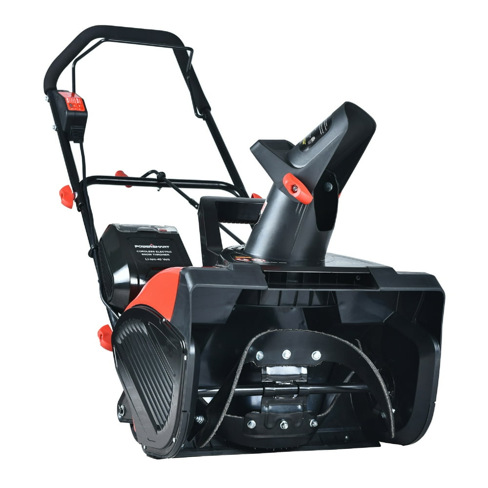 PowerSmart DB2401 18 in. Cordless LithiumIon 40Volt Snow Blower