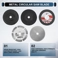 thumbnail image 4 of Disco de Corte 5 Uds. 75 Mm para Amoladora Angular 10 DiáMetro Interior Hoja Circular Metal Muela Abrasiva Herramienta Almohadillas Lijado, 4 of 5