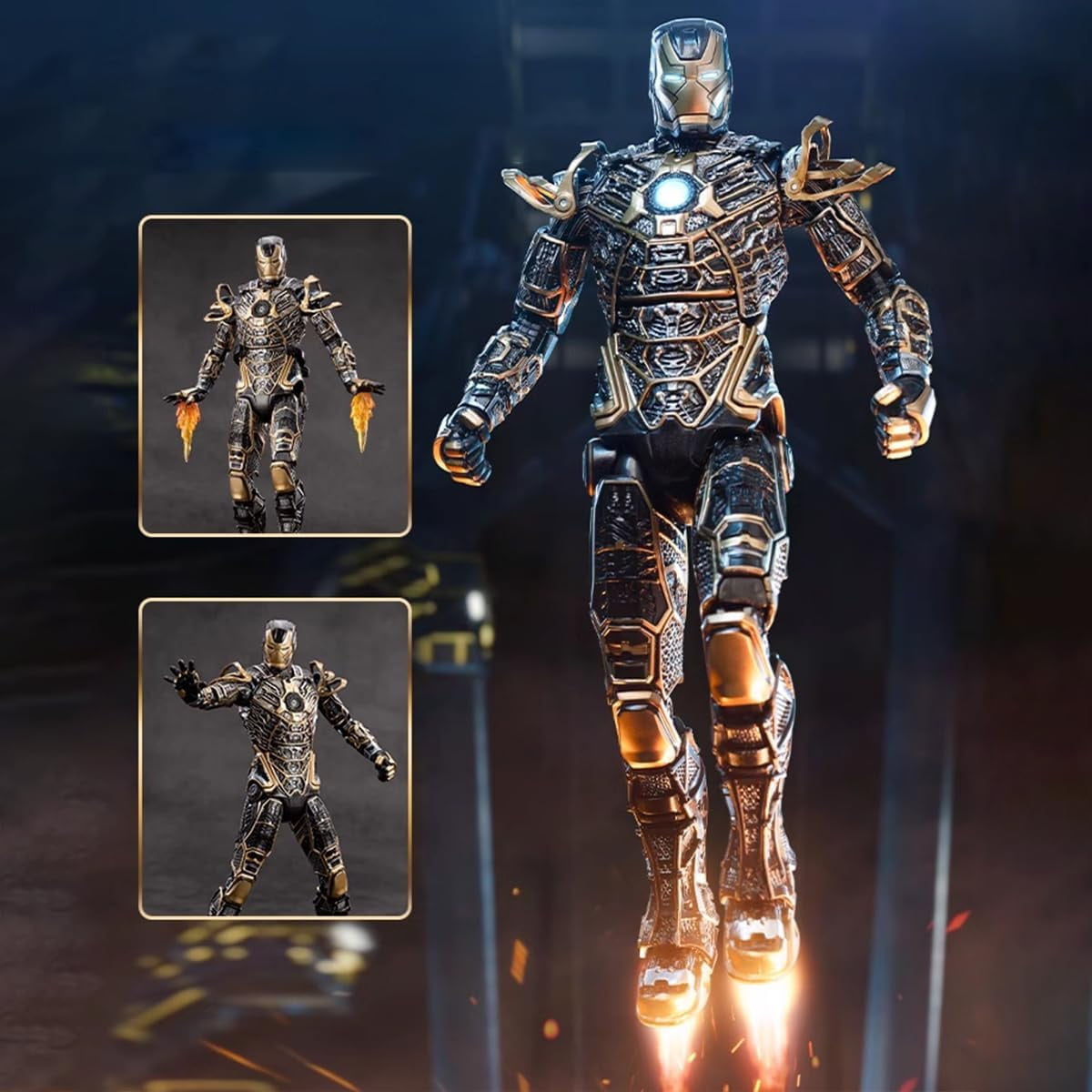ZD Toys 1/10 Scale Iron Man MK41 Bones Anniversary Series Collector Action Figure