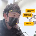 thumbnail image 4 of Universal Head Mounted Clear Face Protection Shield Saliva Splashing Proof Transparent Face Screen Xingzhi, 4 of 8