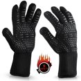 thumbnail image 1 of Guantes para barbacoa, manopla para horno, protección de manos para asar, fuego, horno microondas y otros trabajos de cocina, 1 of 4