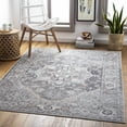 thumbnail image 3 of BoutiqueRugs Banstead Traditional Area Rug - Outdoor Safe - Light Gray, Black, Medium Gray - 6'7" x 9', 3 of 6