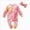 Light Pink 0626, variant on 0-3 Months Unisex Infant Baby Boy Girl Long Sleeve Button Romper One-Piece Jumpsuit Infant Baby Fall Winter Clothes for Newborn 0 3 6 Months,Yellow