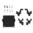 thumbnail image 1 of Amortiguador de aleación de aluminio mejorado resistente al desgaste reemplazo de placa receptora de fácil instalación para 1:24 modelo SCX24 90081 negro Inevent FN002026-01, 1 of 5