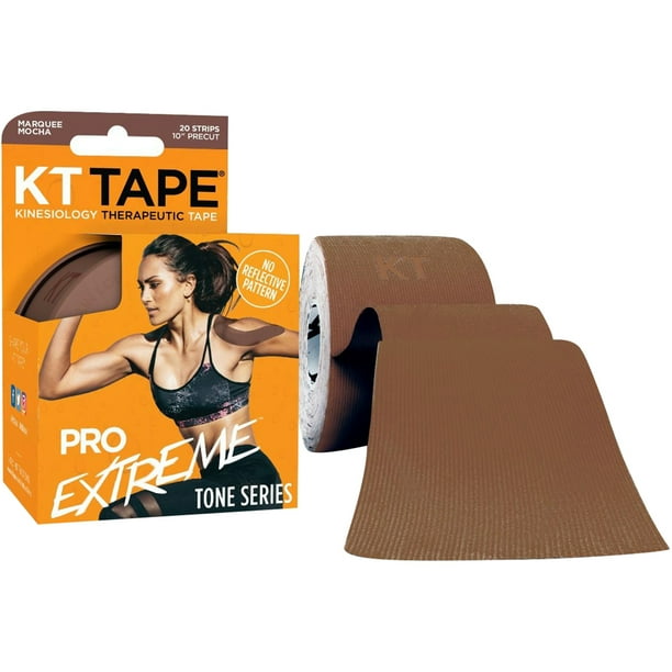 KT Tape Pro Extreme Tone Series 10" Precut Kinesiology Sports Roll 20