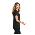 thumbnail image 3 of Port & Company Ladies Core Blend Comfortable Short Sleeve T-Shirt Jet Black 2X-Large, 3 of 6