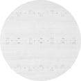 thumbnail image 1 of Ahgly Company Indoor Round Solid Gray Modern Area Rugs, 7' Round, 1 of 1