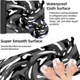 thumbnail image 3 of Fluid Pattern Desk Mat Marbled Design Desk Pad,Gaming Mouse Pad with Seamed Edges,Waterproof Large Mouse Pad,Non-Slip Rubber Base XL Gaming Mousepad,31.5x11.8 in Computer Mat Keyboard Pad Black-Gray, 3 of 6