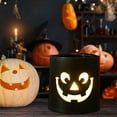 thumbnail image 5 of SDJMa Halloween Pumpkin Lights,Halloween Pumpkin Electronic Candle Decoration, Bright Flickering Electric Flameless Candles for Halloween Decor Home Porch Fall Decorations(A), 5 of 5