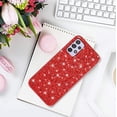 thumbnail image 7 of Compatible with Samsung A52 Case Glitter Shockproof, for Samsung Galaxy A52 Phone Case Bling Sparkly Soft TPU and PC Silicone Shiny Girl Women Thin Protective Cover (Red), 7 of 7