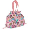 thumbnail image 3 of Lunch Bag for Women Insulated Womens Drawstring Lunch Bag for Work, Stain-Resistant Large Lunch Box for Women with Containers, Cinch Closure Cromwell Bag Black Man Reusable Lunch Bag Office, 3 of 4