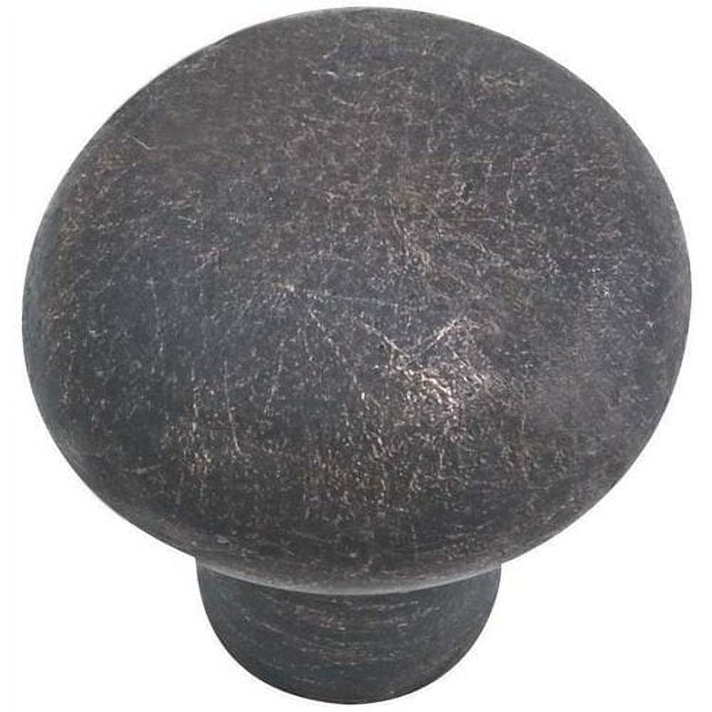 Emtek 86117FB 1.75 in. Bronze Round Cabinet Knob, Flat Black