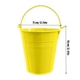thumbnail image 3 of Small Metal Buckets with Handle - 6 Pack Colored Galvanized bucket for Kids, Classroom, Crafts, and Party Favors (Multi-colored, 2.8" Top), 3 of 7