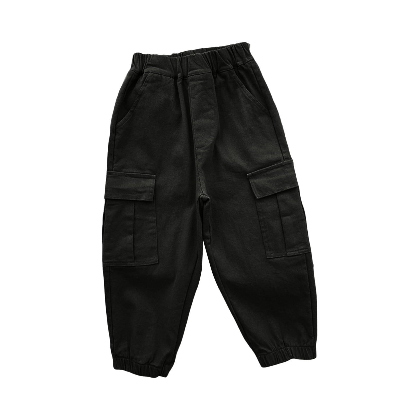 Buy Ezee Sleeves Boys/Kids Slim Fit Casual Lycra Pants/Trousers - Pack of 2  (Black,Baby Pink) at