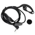 thumbnail image 2 of DEWIN Walkie Talkie Earpiece Multifunctional 2.5mm G Shape Clip Two Way Radio Headset for Motorola, 2 of 14