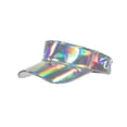 thumbnail image 2 of LiuXxxx Women Summer Sequin Baseball Cap Plain Adjustable Visor Headwear for Casual Outdoor Daily Wear Silver, 2 of 4