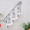 thumbnail image 5 of Firlar Stairs Wall-Mounted American Living Room Flower Stand Wrought Iron Racks Wall-Mounted Potted Dolls Shelf Hook Decorations, 5 of 17
