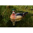 thumbnail image 2 of Jones, Adam 32x23 Gold Ornate Wood Framed with Double Matting Museum Art Print Titled - Male wood duck and reflection-Ohio, 2 of 4