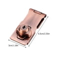 thumbnail image 2 of OULII 1Pcs Heavy Duty Lock Hasp Iron Red Bronze Rustproof for Office Use, 2 of 8