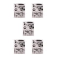 thumbnail image 3 of Transemion Tampons Transparents pour Scrapbook Frame Journal Plusieurs Styles Portables et Fiables comme l'Image Montre 5Set, 3 of 6