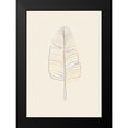 thumbnail image 2 of 1x Studio 14x18 Black Modern Framed Museum Art Print Titled - Banana Rainbow Leaf, 2 of 5