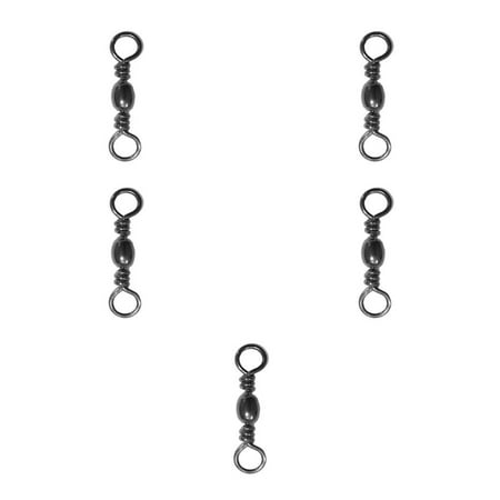 

5pcs 100pcs Rolling Barrel Swivel Fishing Sea Tackle Snap Swivel Hook Connector Fishing Fishing