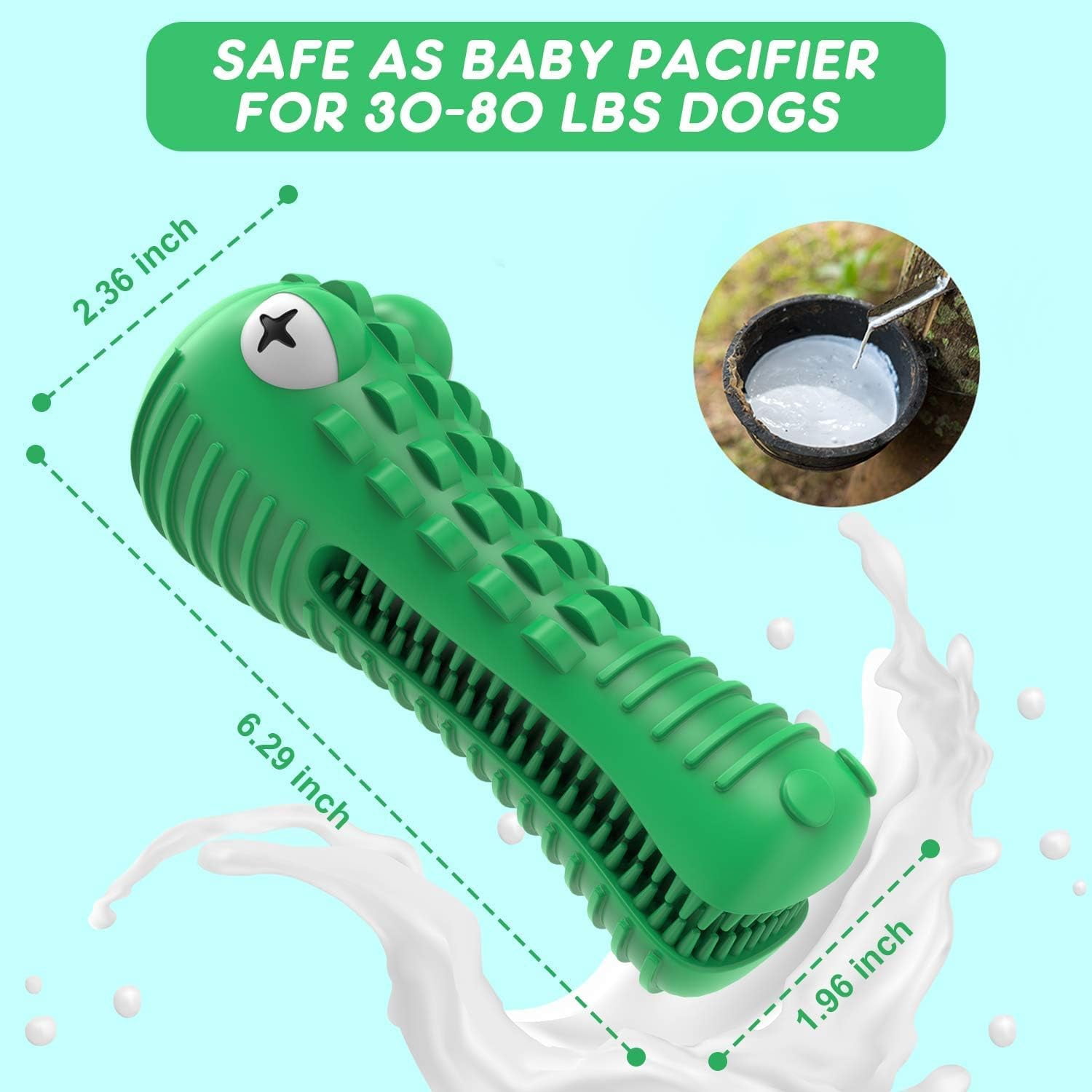General Dog Toys for Aggressive Chewers Large Medium Breed, Indestructible Dog Chew Toys, Squeaky Interactive Tough Extremely Durable, Dogs Toothbrush Toys to Keep Them Busy