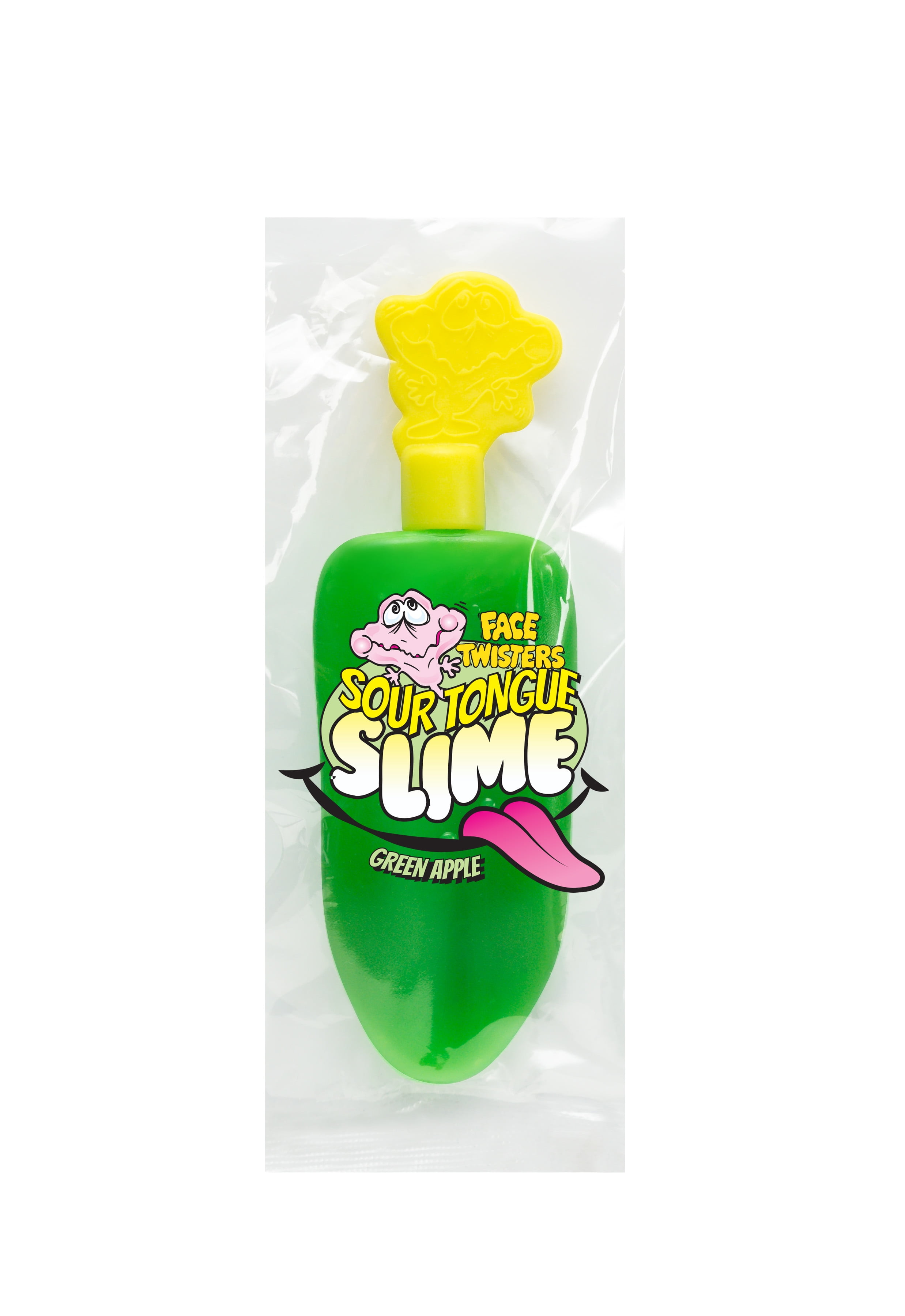 Face Twisters Sour Tongue Slime, Strawberry/Apple Flavor, Fun and