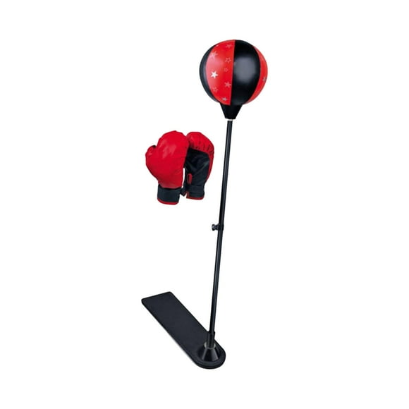 jinwen Comfortable Punching Bag with Stand, Gloves Adjustable Height Sport standing 1 Glove