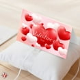 thumbnail image 4 of Jumbo Happy Valentine’s Day Cards and Envelopes, Beautiful and Romantic Love Hearts Greetings for Husband, Wife, Boyfriend, or Girlfriend | 8.5 x 5.5” (When Folded) | 2 Per Pack, 4 of 6