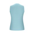 thumbnail image 6 of ZOYOEN Girls Ribbed Tank Tops- Sleeveless Casual Crewneck Soft Kids Summer Shirts Tops Blue Size 12, 6 of 7