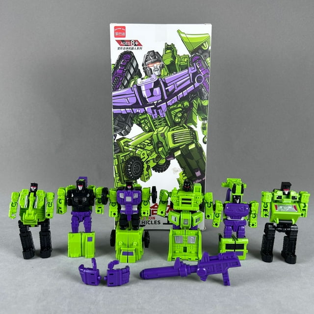 6 in 1 MINI Devastator Transformation Model MINI Devastator 22CM Action Figure Robot Plastic Toys BEST Gift Child Kid New