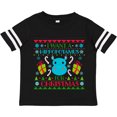 thumbnail image 3 of Inktastic I Want a Hippopotamus for Christmas Cute Ugly Sweater Boys or Girls Toddler T-Shirt, 3 of 5