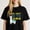 Black-1, variant on Cute Llama Graphic for Students Funny Test Day Theme Casual Tee print T Shirt