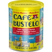 Café Bustelo Espresso Blend Medium Roast Ground Coffee, 10 Oz, Can