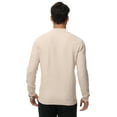 thumbnail image 3 of Weilanxin Men's Lightweight Sweater Quarter Zipper Pullover Sweaters Knitted Crew Neck Long Sleeve Waffle Casual, 3 of 8