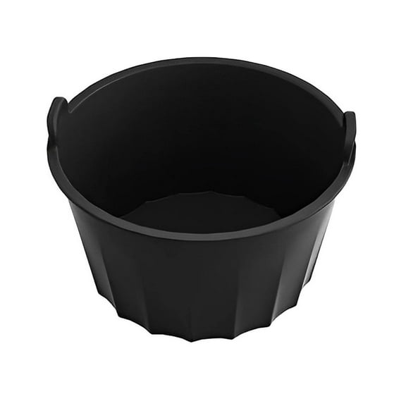 Dusknt Round Cooker Liner Grade Reusable Non Stick Heat with Handle Dishwasher Round Slow Cooker Liner Kitchenslow Cooker Silicone Liner Grey