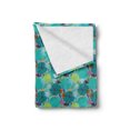 thumbnail image 2 of Botanical Soft Flannel Fleece Throw Blanket, Sketch Floral Bouquet Design Harmonised with Pastel Colored Uneven Spots, Cozy Plush for Indoor and Outdoor Use, 50" x 70", Multicolor, by Ambesonne, 2 of 5